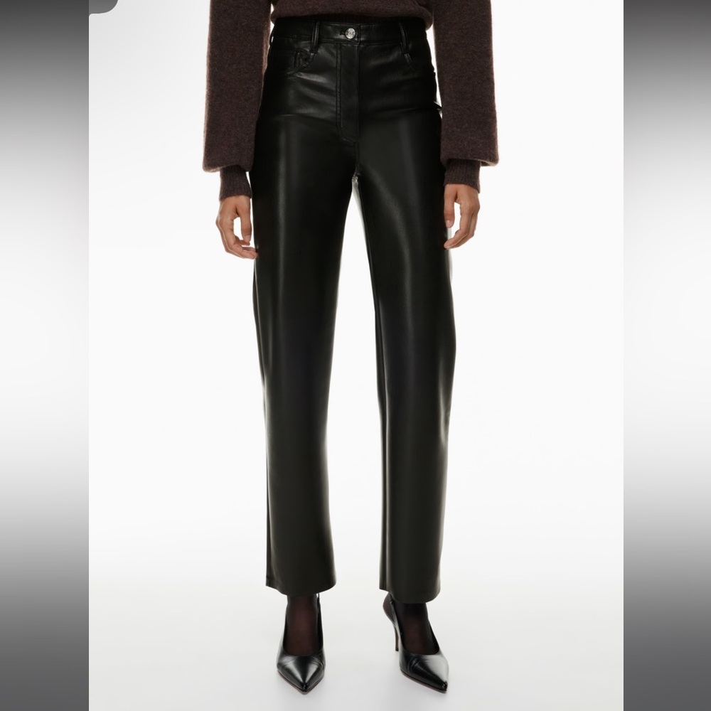 Aritzia wilfred black melina pants